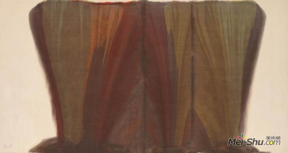 莫里斯·刘易斯(Morris Louis)高清作品《赤褐色》