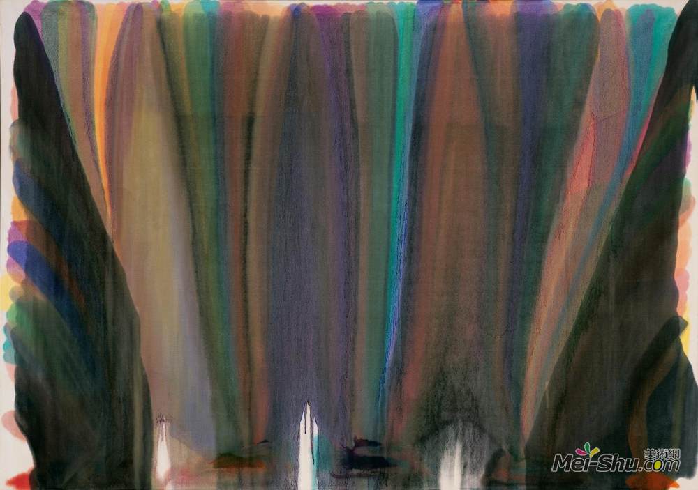莫里斯·刘易斯(Morris Louis)高清作品《达莱特咖啡》