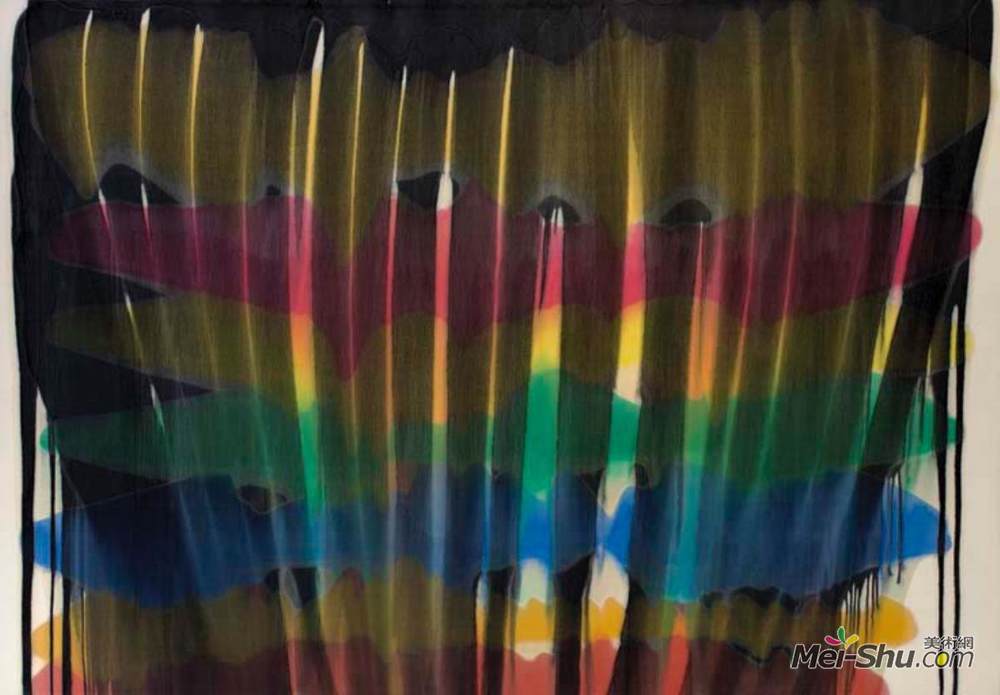 莫里斯·刘易斯(Morris Louis)高清作品《萨夫阿列夫》