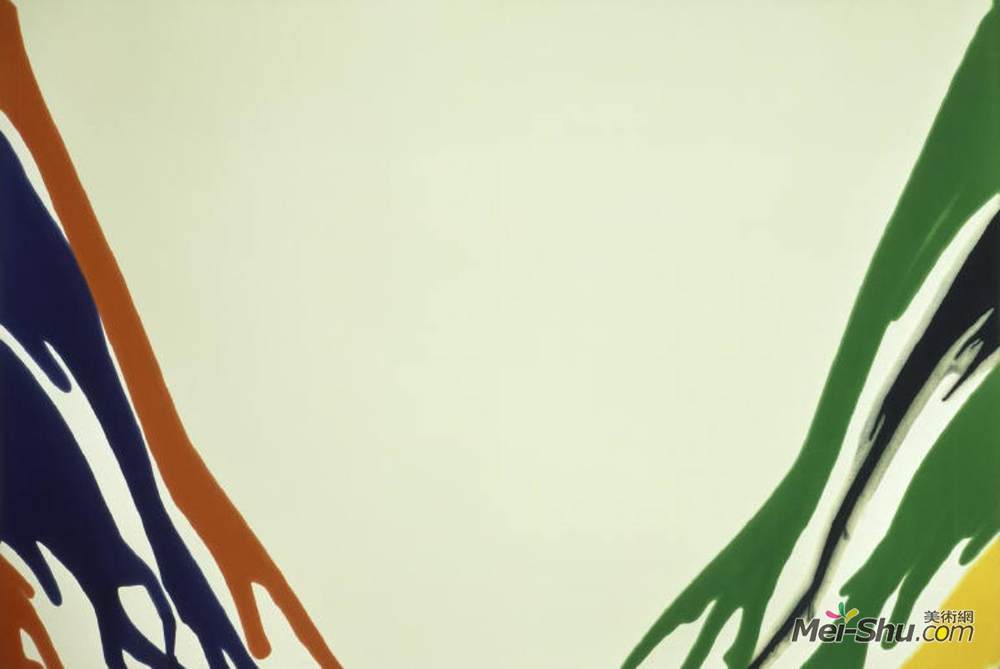 莫里斯·刘易斯(Morris Louis)高清作品《伽马三角洲》