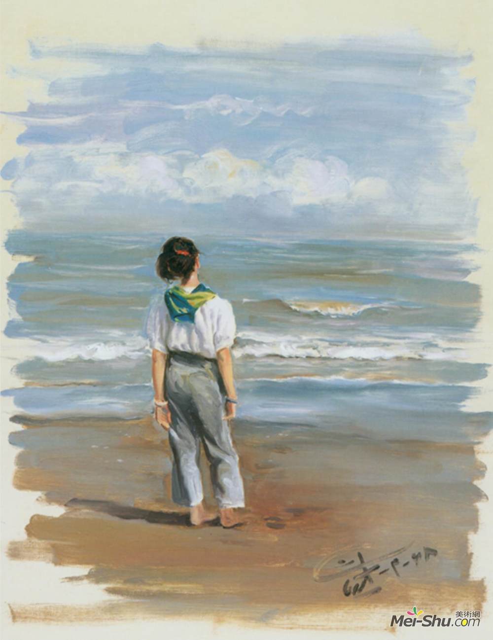 莫特扎卡塔齐(Morteza Katouzian)高清作品《女孩与大海》