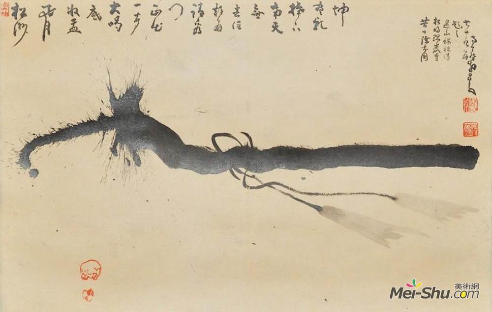 中原南天棒(Nakahara Nantenbo)高清作品《禅宗杖》