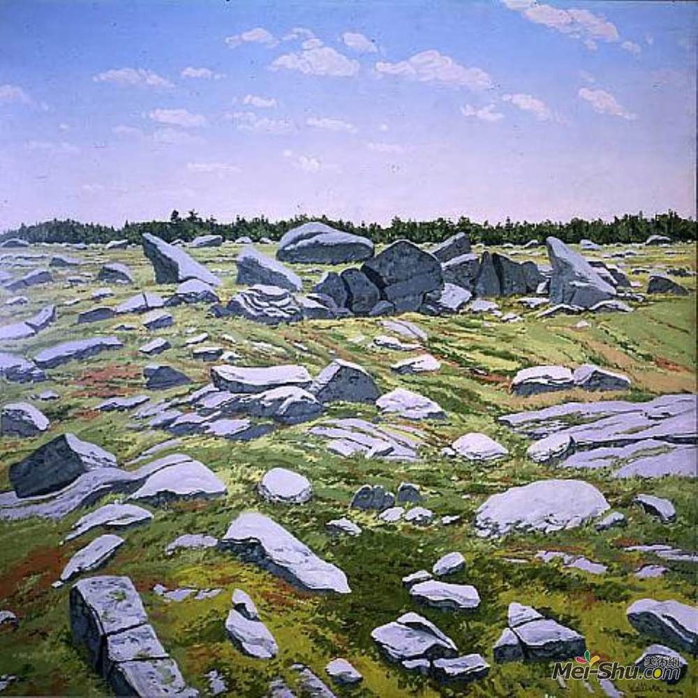 尼尔·韦利弗(Neil Welliver)高清作品《午间贫瘠》