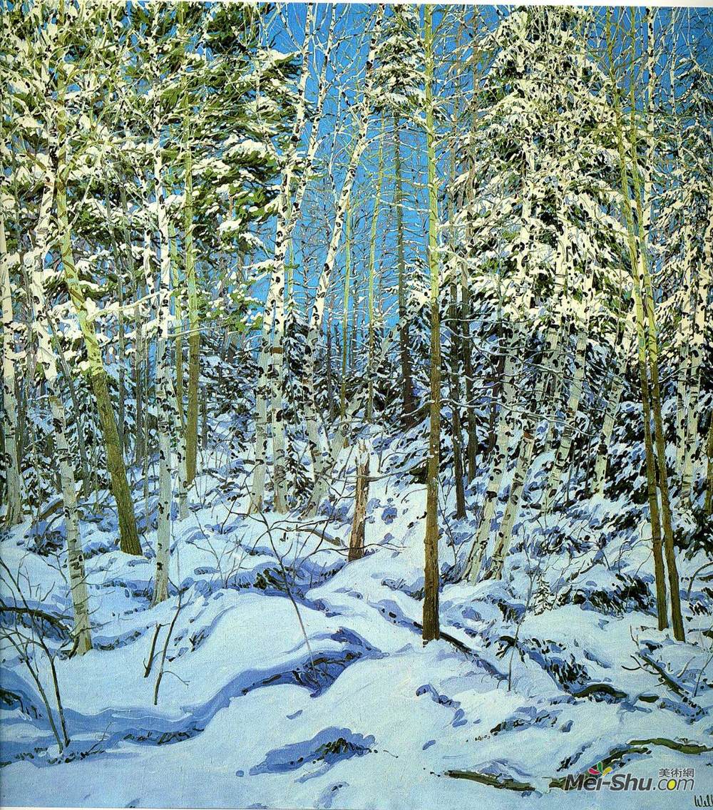 尼尔·韦利弗(Neil Welliver)高清作品《阴影》