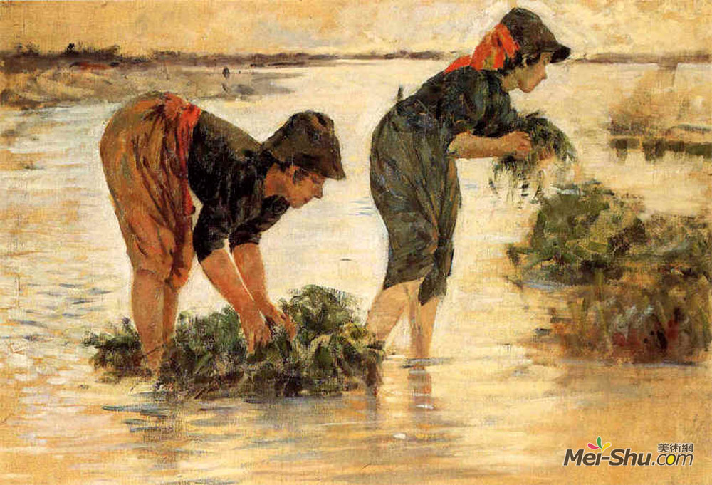 尼科洛卡尼奇(Niccolo Cannicci)高清作品《Le gramignaie al fiume》