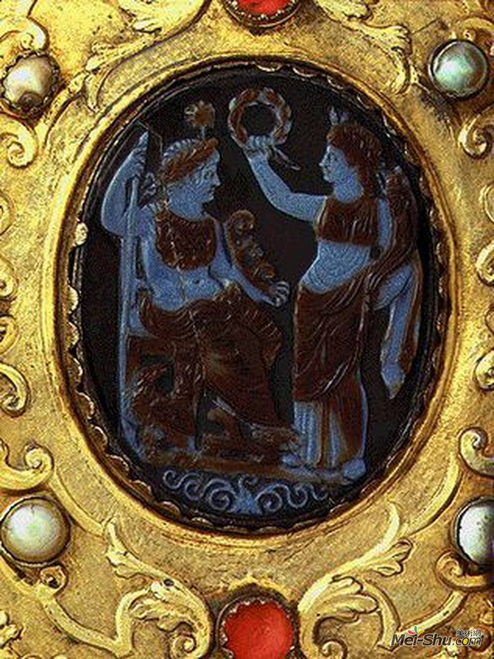 凡尔登的尼古拉斯(Nicholas of Verdun)高清作品《Nero Cameo, 1st C. after Christ》