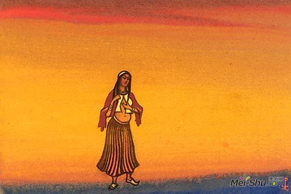 尼古拉斯·罗瑞奇(Nicholas Roerich)高清作品《俘虏》