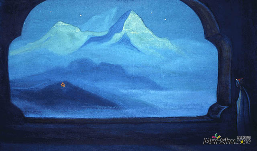 尼古拉斯·罗瑞奇(Nicholas Roerich)高清作品《火灾》