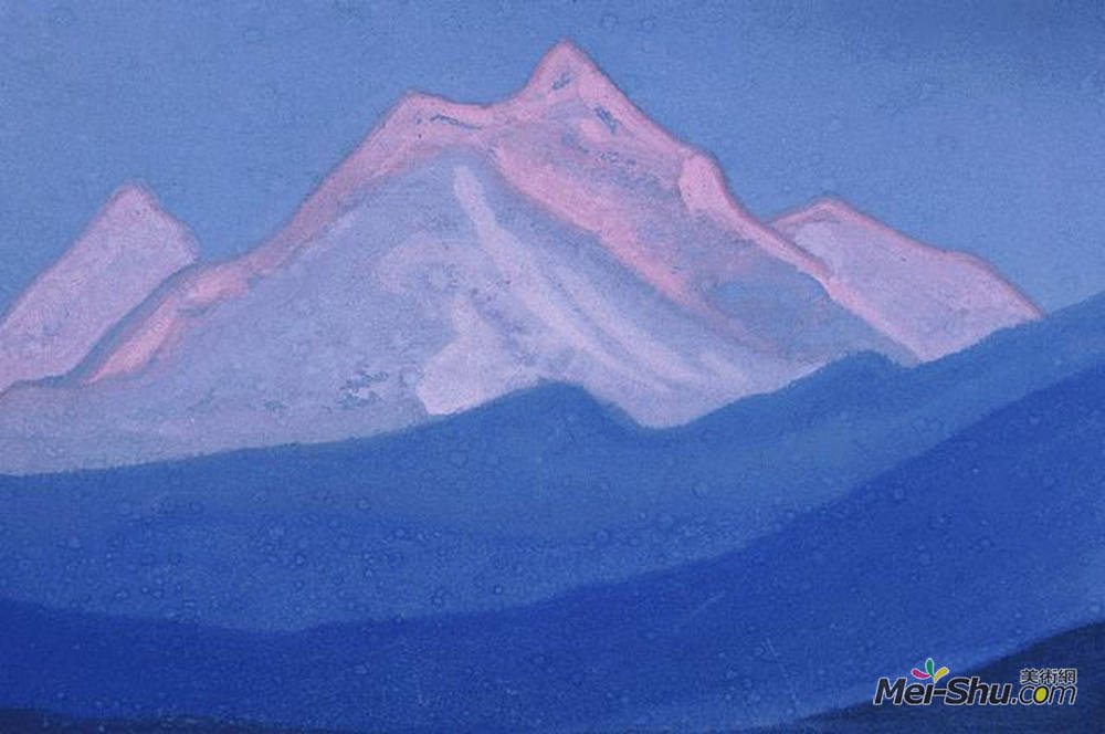 尼古拉斯·罗瑞奇(Nicholas Roerich)高清作品《喜马拉雅山脉》