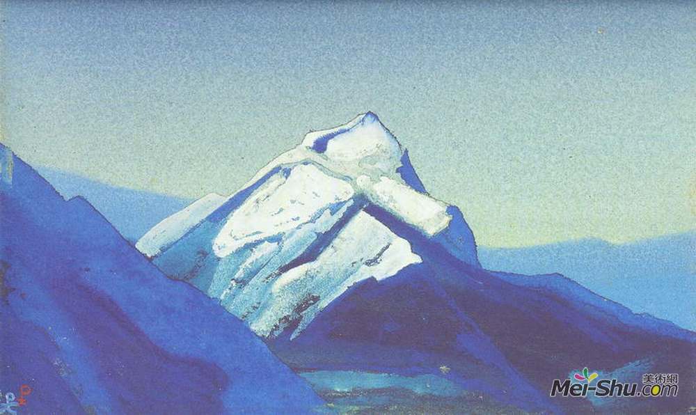 尼古拉斯·罗瑞奇(Nicholas Roerich)高清作品《喜马拉雅山脉》