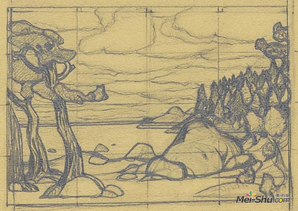 尼古拉斯·罗瑞奇(Nicholas Roerich)高清作品《亲吻地球》