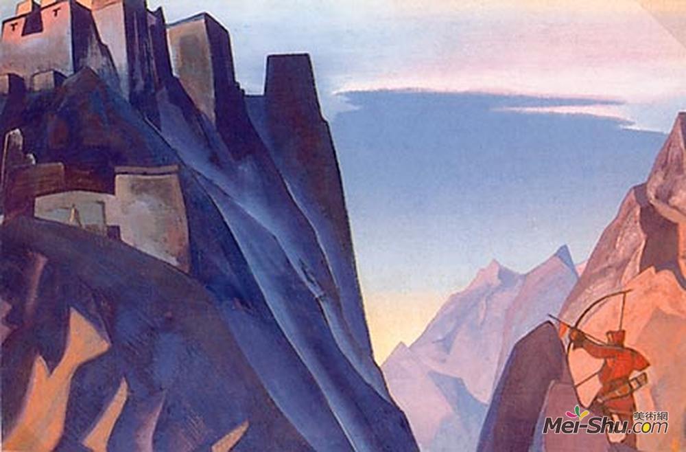 尼古拉斯·罗瑞奇(Nicholas Roerich)高清作品《Message from Shambhala》
