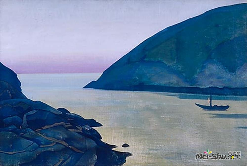 尼古拉斯·罗瑞奇(Nicholas Roerich)高清作品《Monhegan (Hope)》