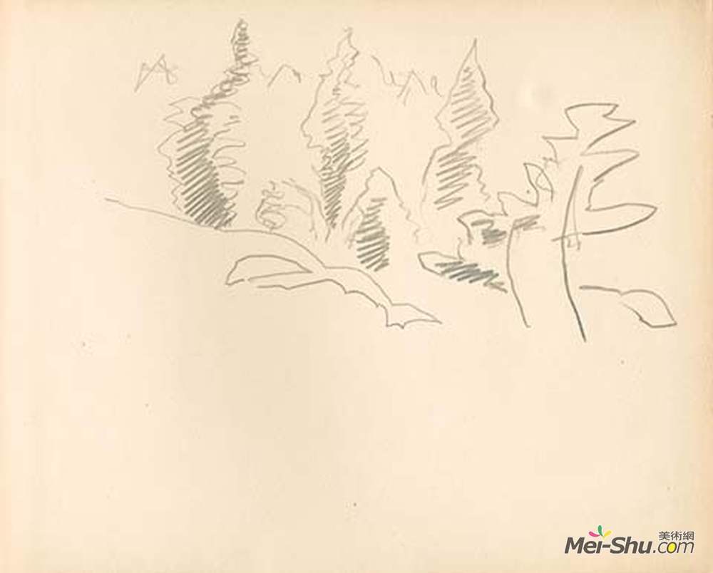 尼古拉斯·罗瑞奇(Nicholas Roerich)高清作品《Monhegan (study)》