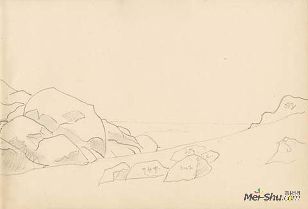 尼古拉斯·罗瑞奇(Nicholas Roerich)高清作品《Monhegan (study)》