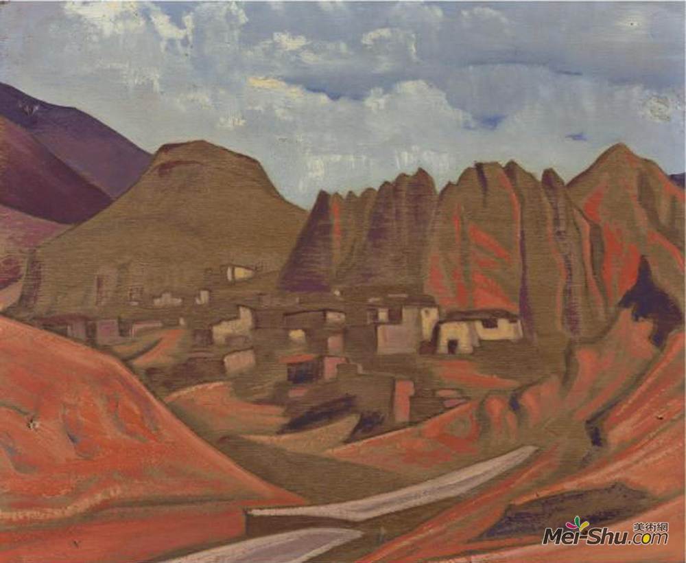尼古拉斯·罗瑞奇(Nicholas Roerich)高清作品《Sandoling. Lamayura.》