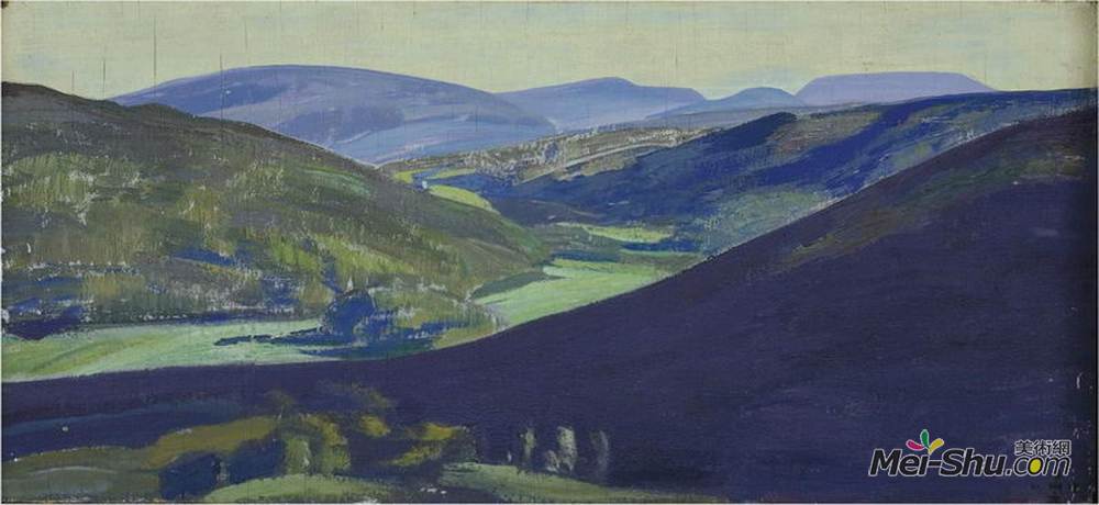 尼古拉斯·罗瑞奇(Nicholas Roerich)高清作品《Tulola valley》