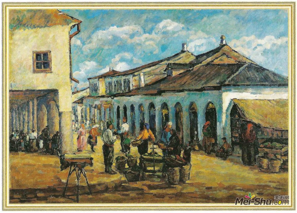 尼古拉·达拉斯库(Nicolae Darascu)高清作品《图尔恰广场》