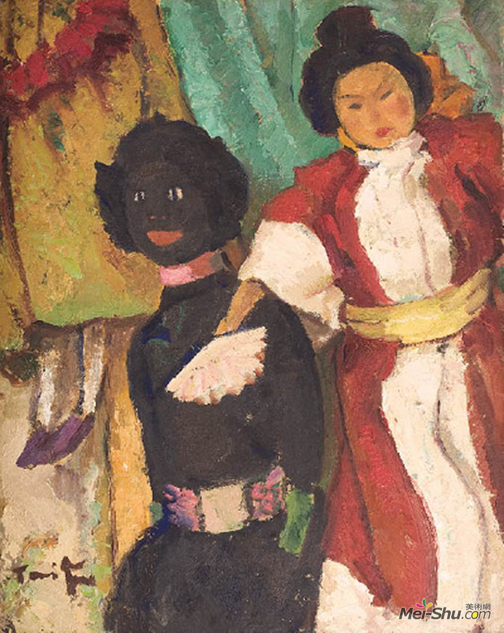尼古拉托尼扎(Nicolae Tonitza)高清作品《木偶》
