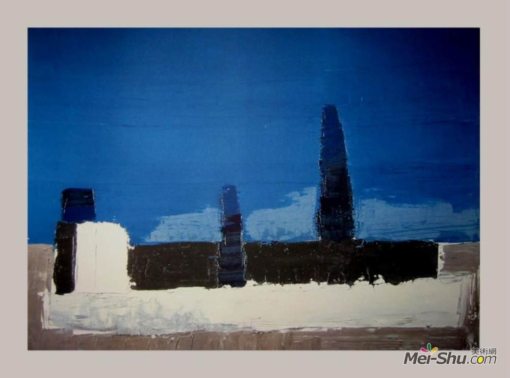 尼古拉·德·斯塔埃尔(Nicolas de Staël)高清作品《菲塞尔》