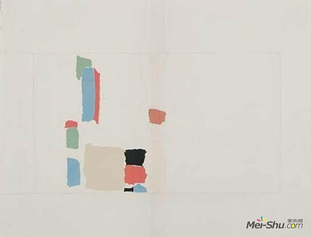 尼古拉·德·斯塔埃尔(Nicolas de Staël)高清作品《抽象构成》