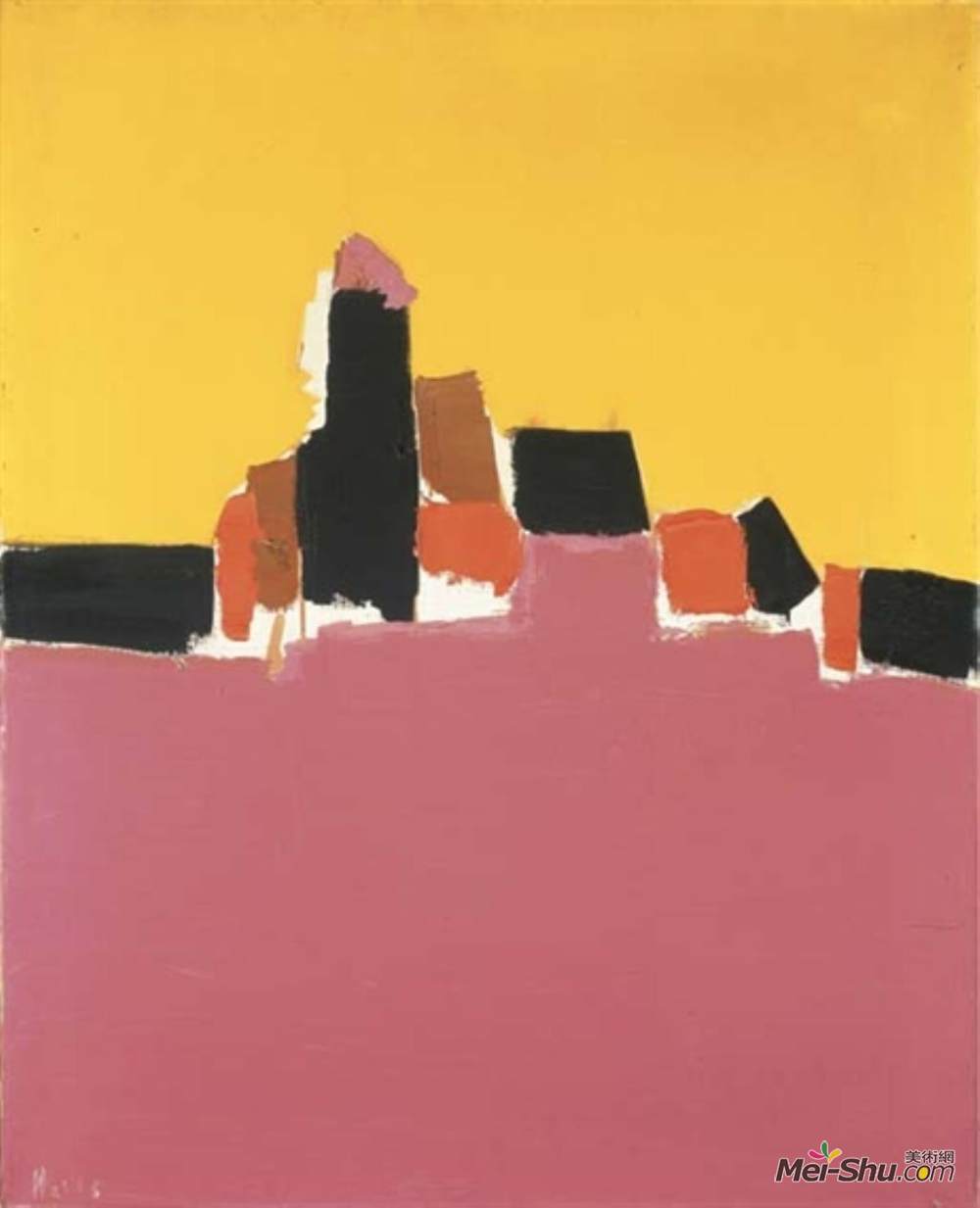 尼古拉·德·斯塔埃尔(Nicolas de Staël)高清作品《锡拉丘兹》