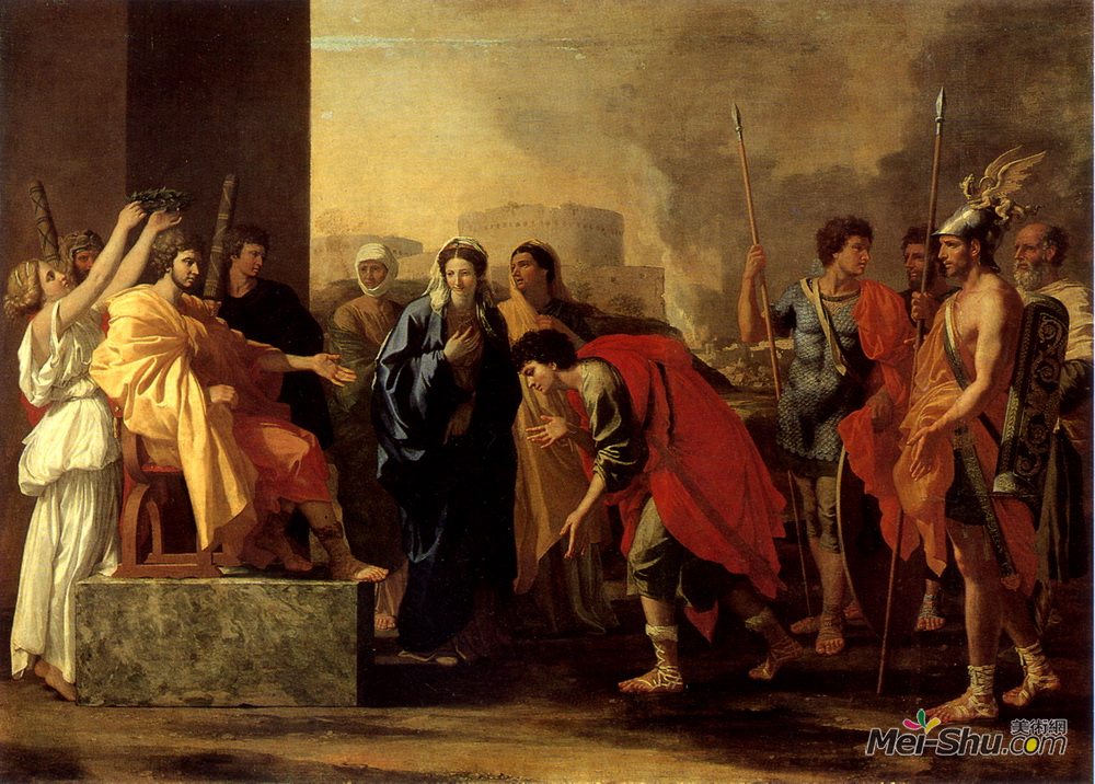 尼古拉斯·普桑(Nicolas Poussin)高清作品《在自制的西庇阿的研究》