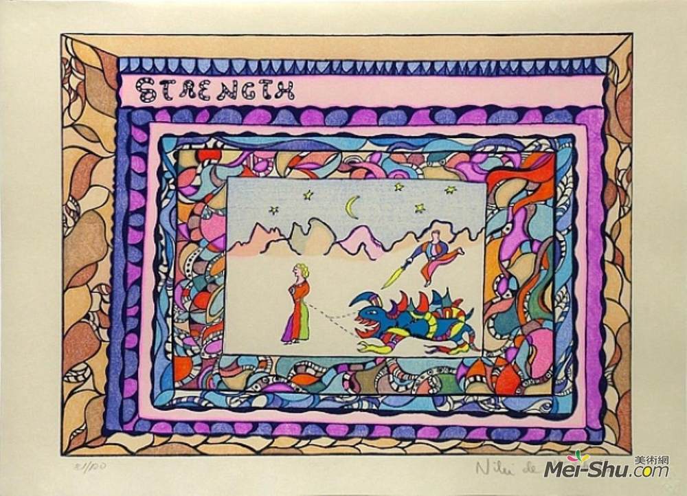 妮基·桑法勒(Niki de Sainte Phalle)高清作品《强度》