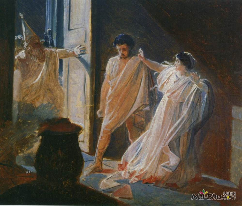 尼古拉格(Nikolai Ge)高清作品《贞女之恋》