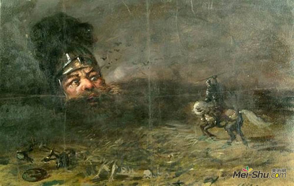 尼古拉格(Nikolai Ge)高清作品《鲁斯兰和柳德米拉》