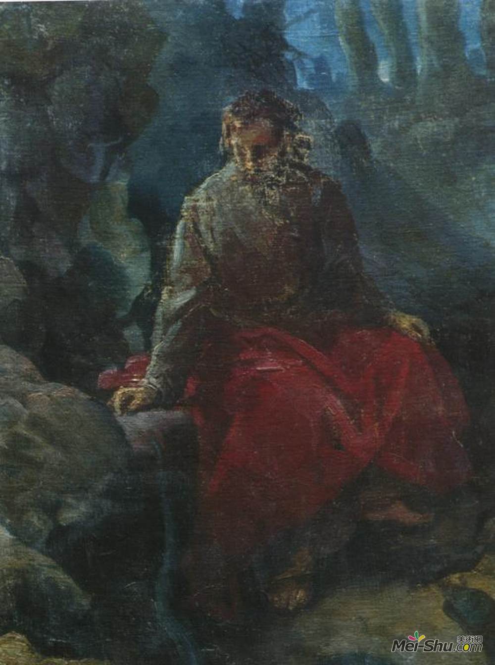 尼古拉格(Nikolai Ge)高清作品《基督的诱惑》