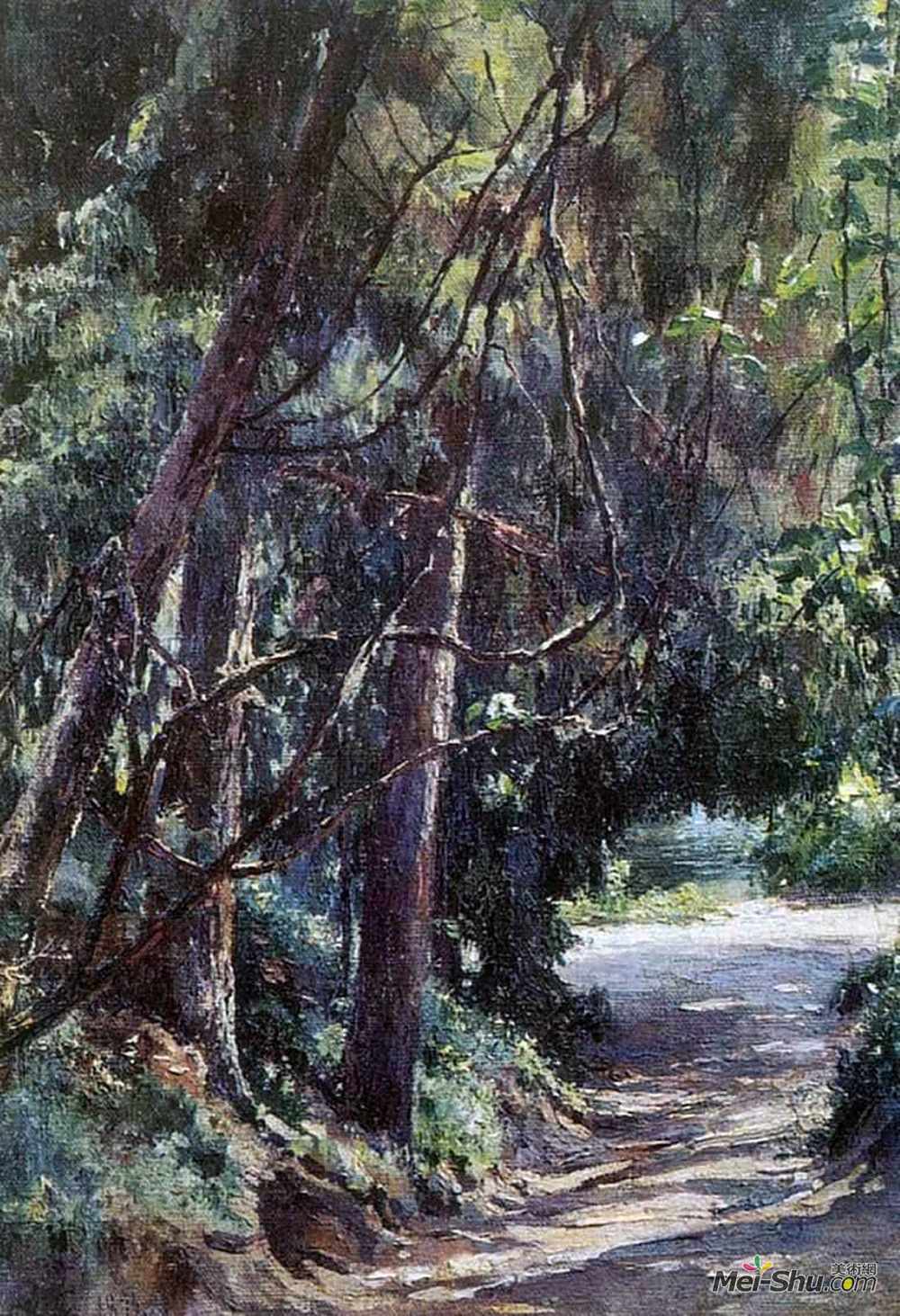 尼古拉格(Nikolai Ge)高清作品《老公园》