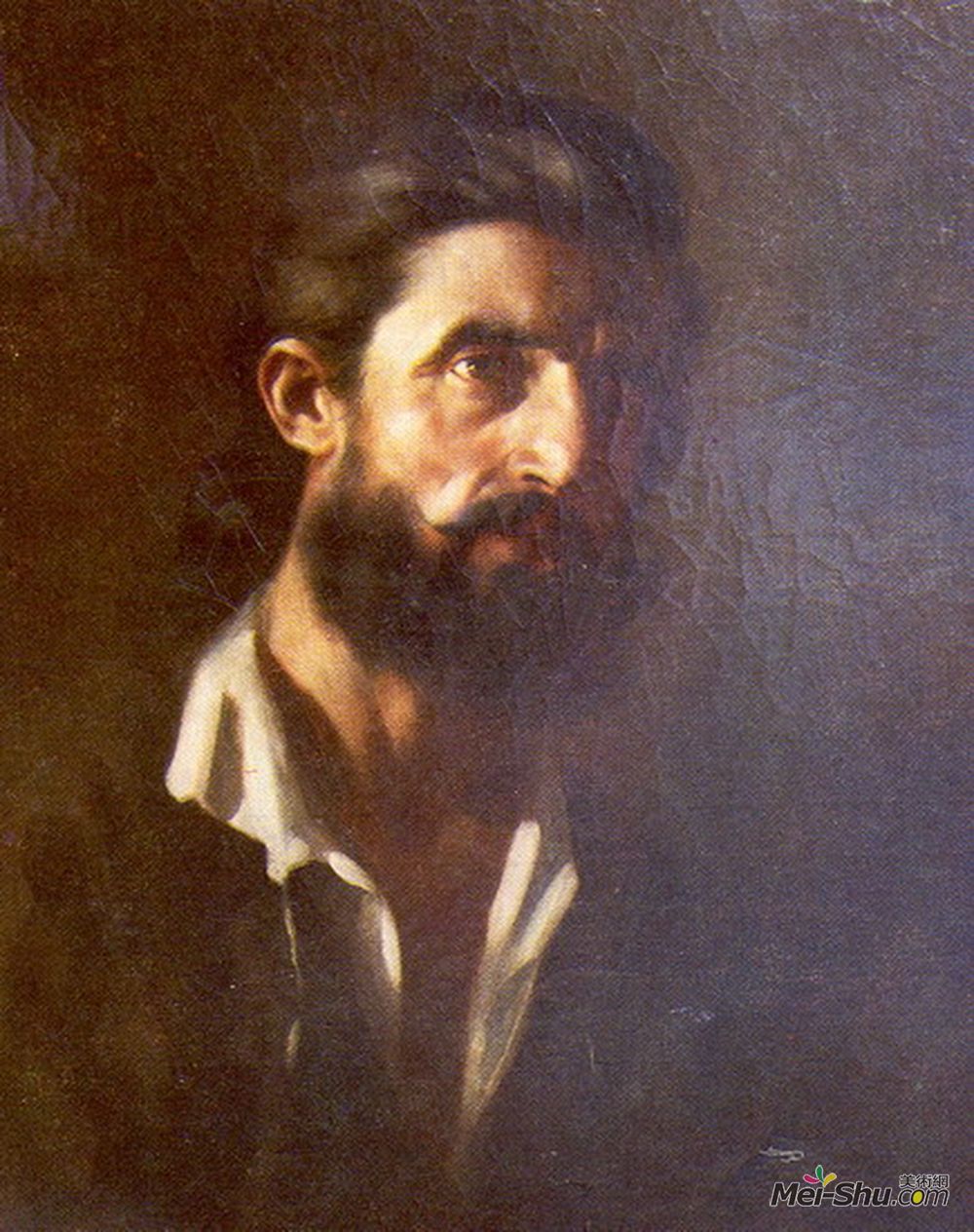 尼古拉格(Nikolai Ge)高清作品《蒙得维的亚小行星1909肖像》