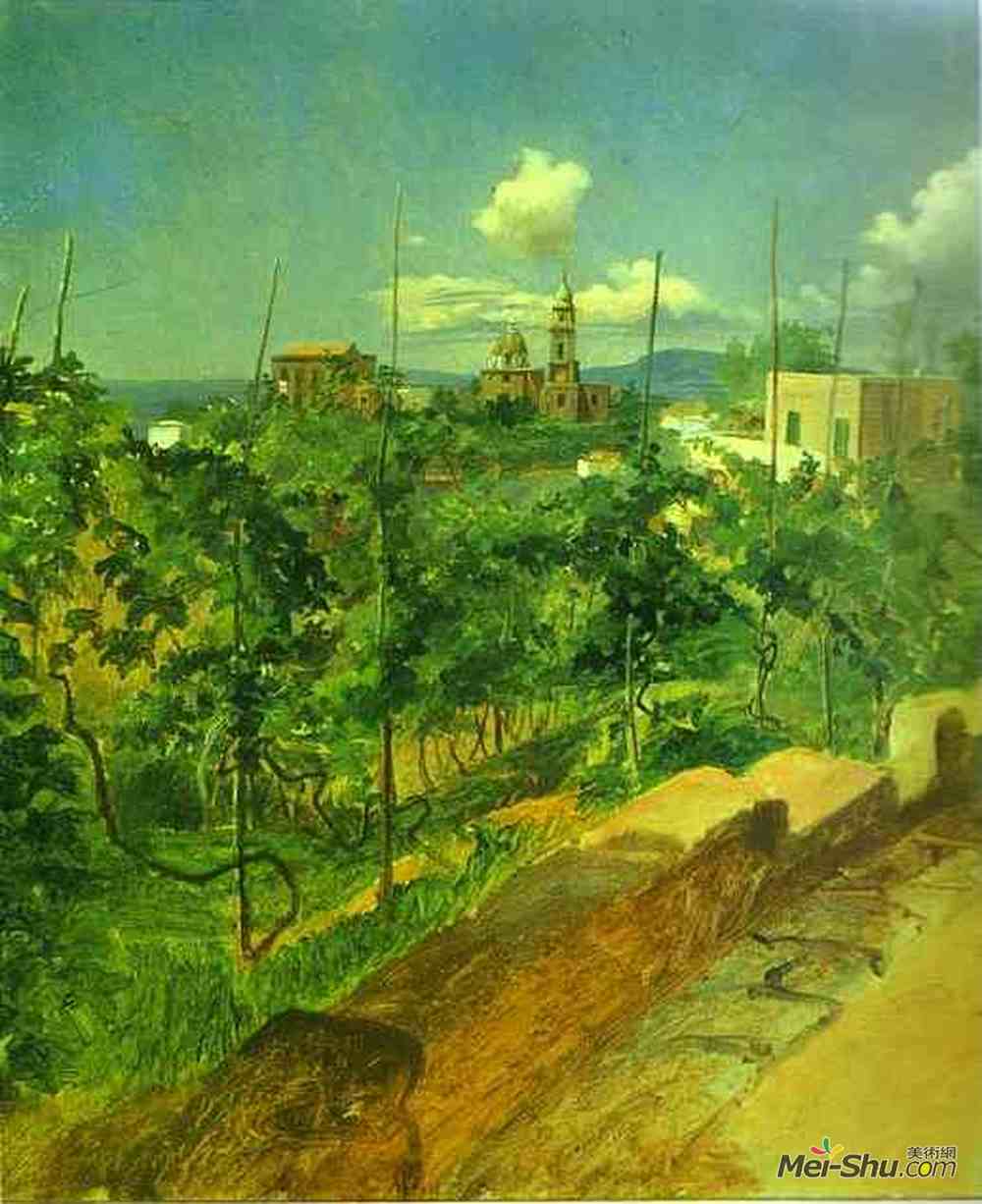 尼古拉格(Nikolai Ge)高清作品《维柯葡萄园》