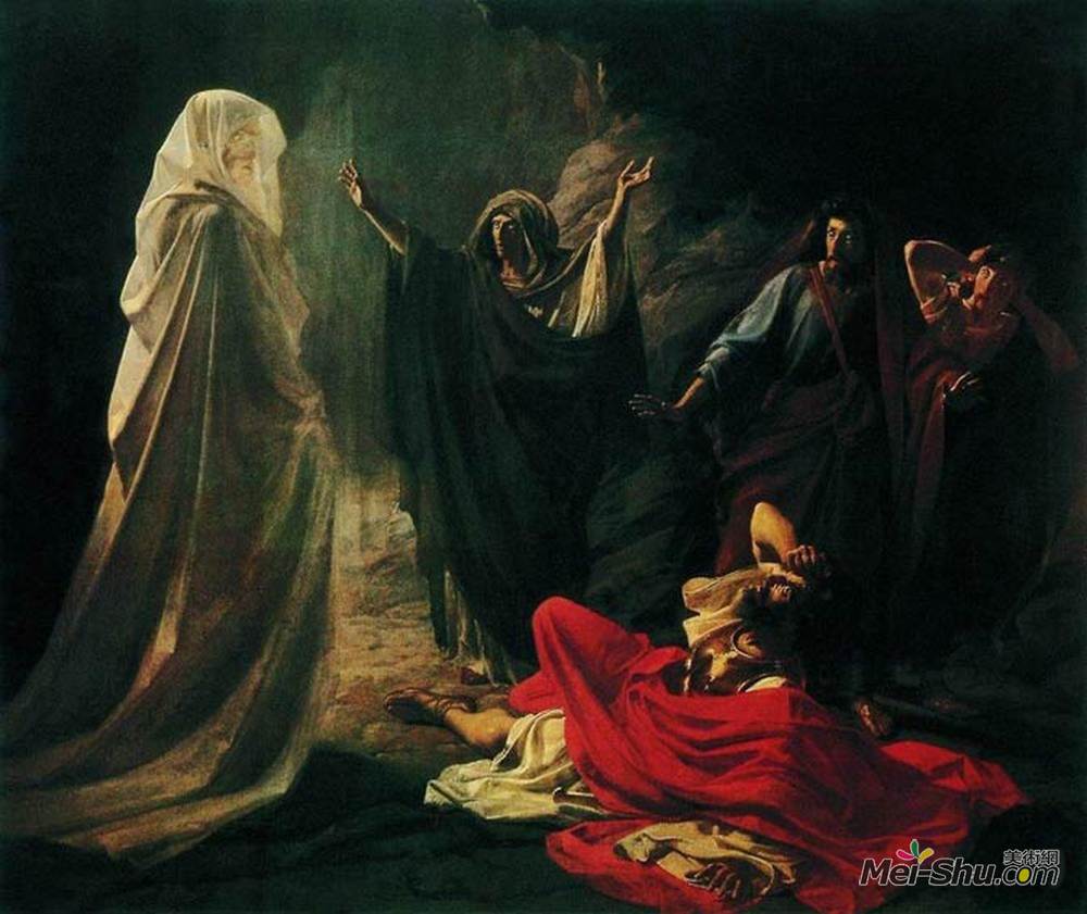 尼古拉格(Nikolai Ge)高清作品《恩度女巫》
