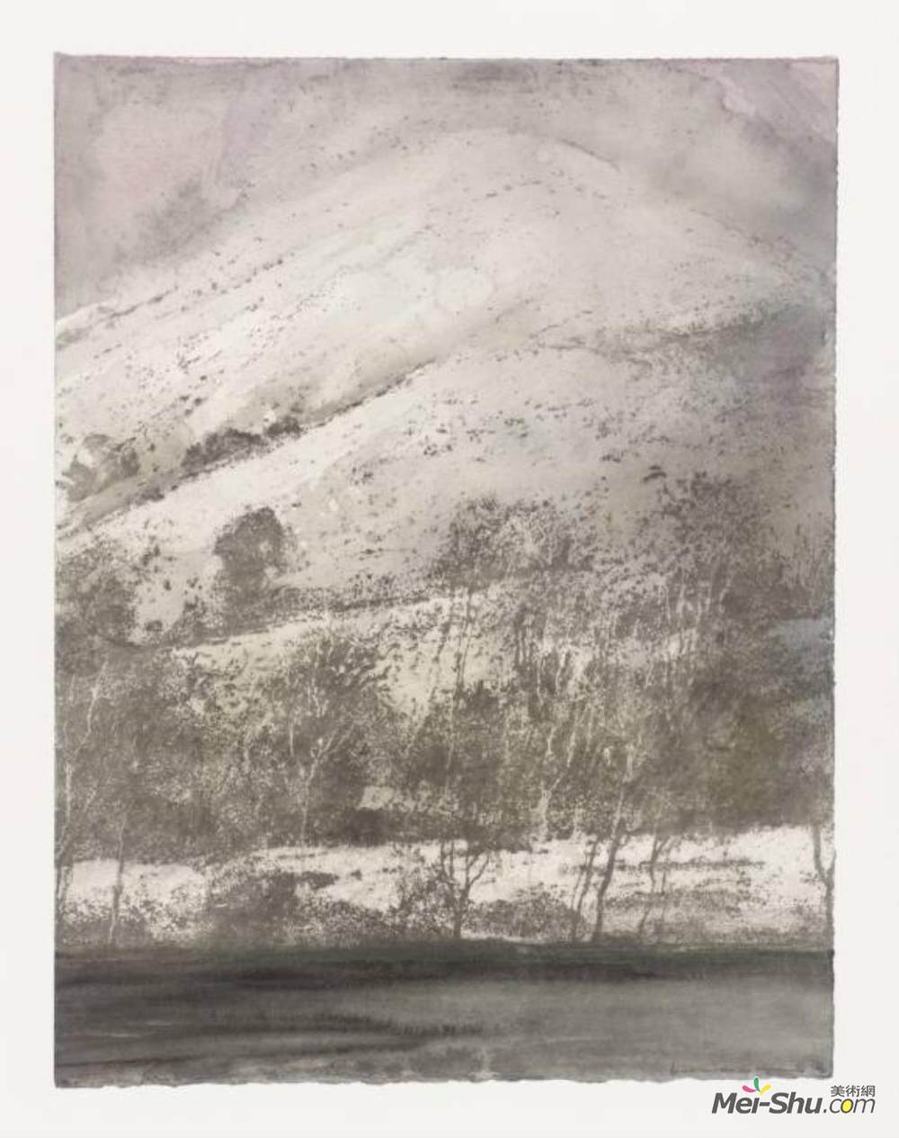 诺曼·阿克罗伊德(Norman Ackroyd)高清作品《卡特梅尔瀑布》