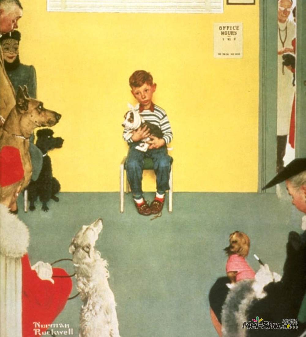 诺曼·洛克威尔(Norman Rockwell)高清作品《兽医》