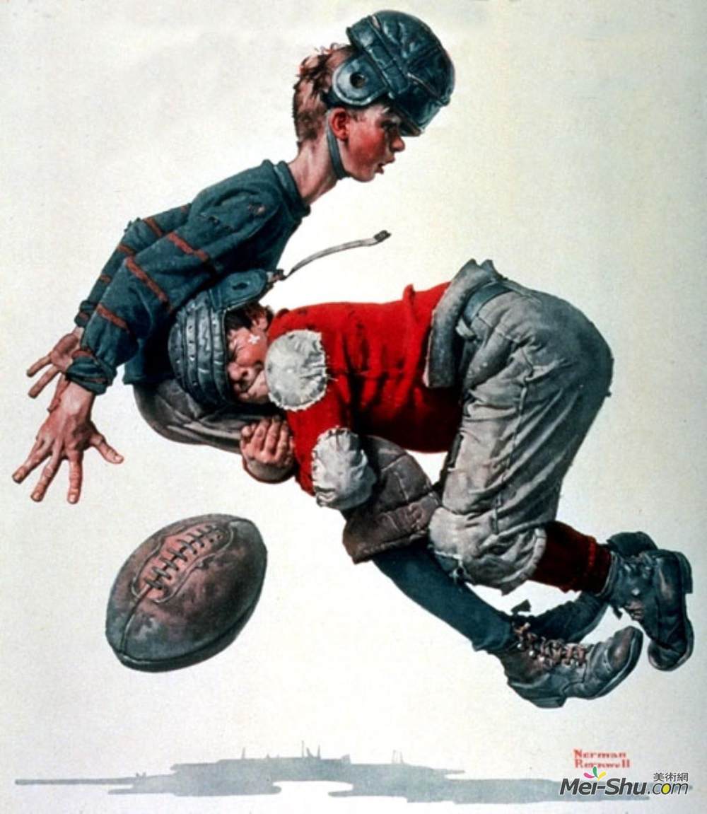 诺曼·洛克威尔(Norman Rockwell)高清作品《小丑》