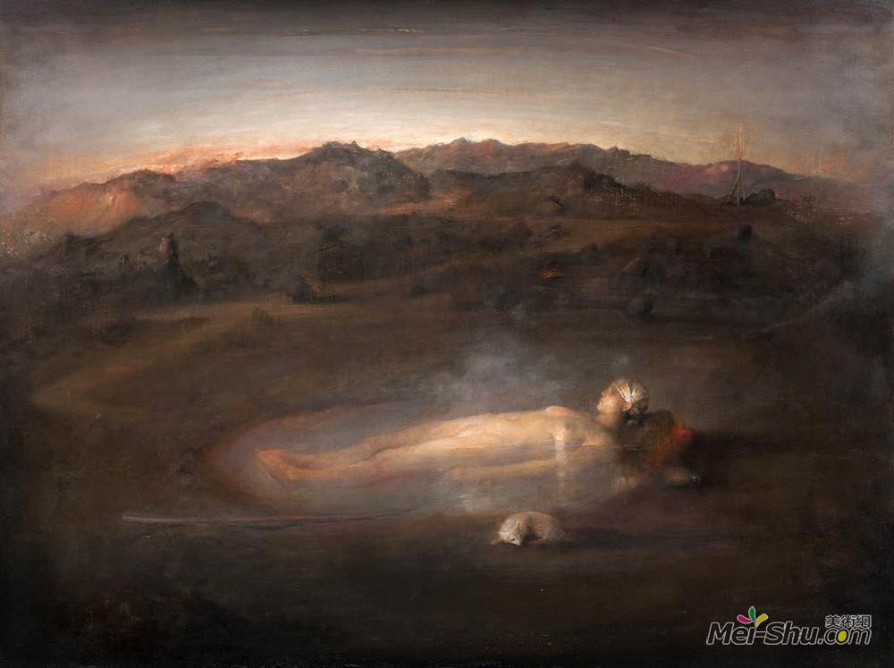 奥德·纳德卢姆(Odd Nerdrum)高清作品《冰岛浴》