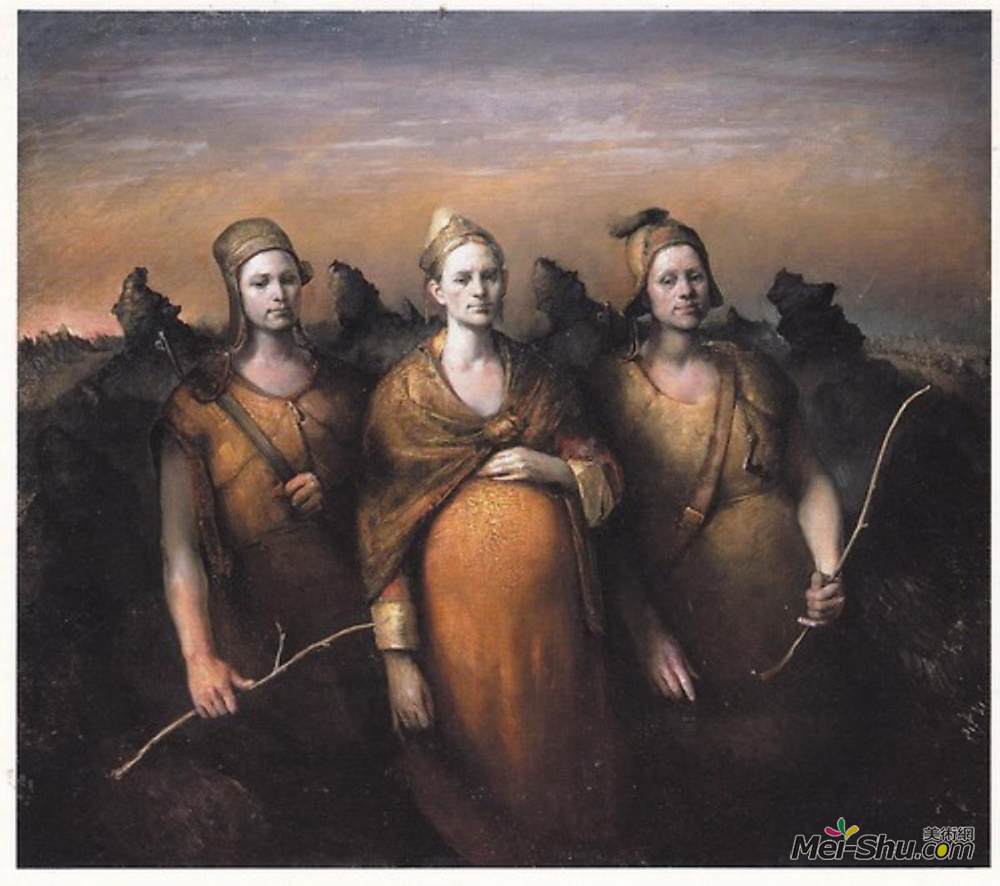 奥德·纳德卢姆(Odd Nerdrum)高清作品《孪生母亲》