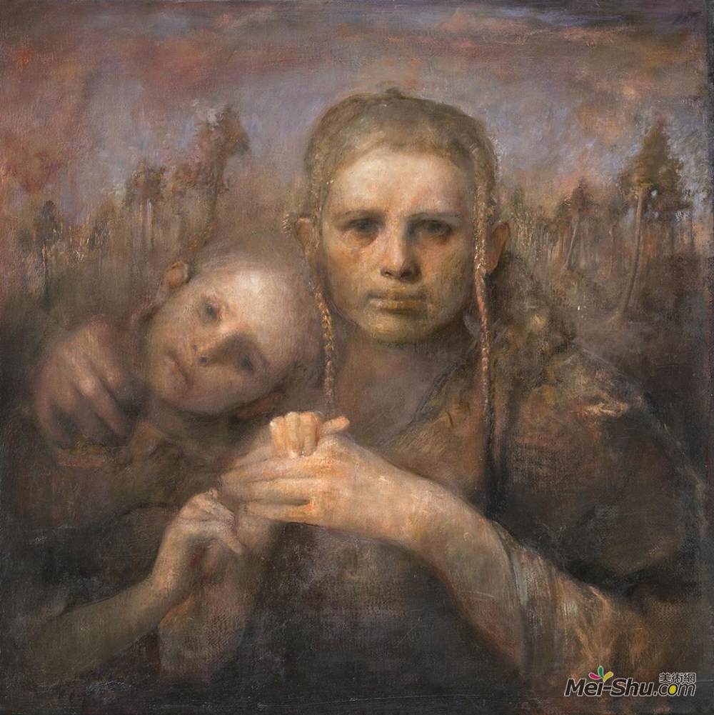 奥德·纳德卢姆(Odd Nerdrum)高清作品《母女》