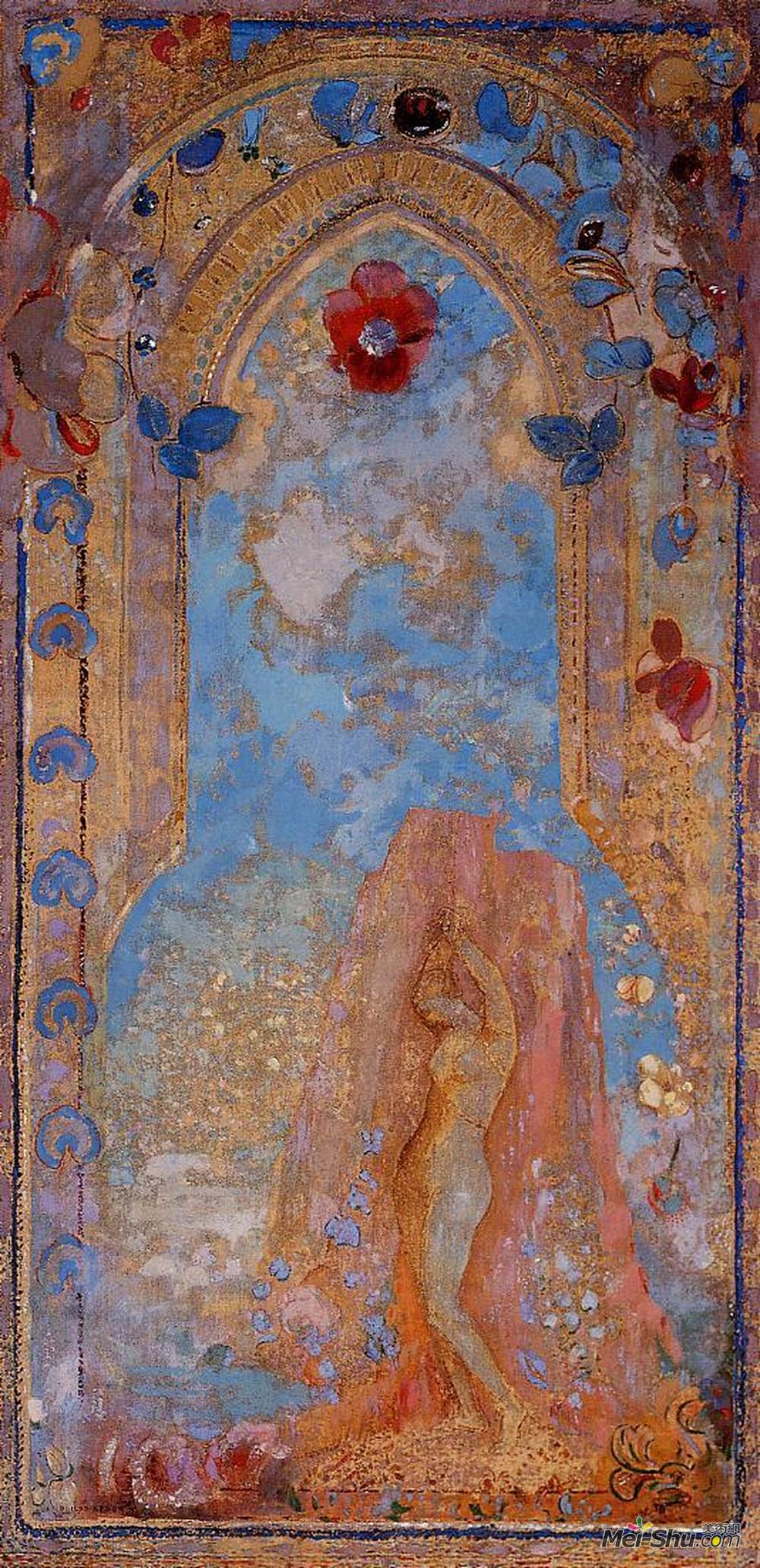 奥迪隆·雷东(Odilon Redon)高清作品《仙女座》