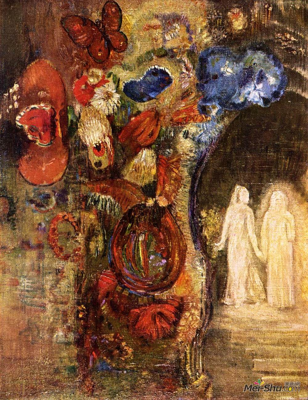 奥迪隆·雷东(Odilon Redon)高清作品《幻影》