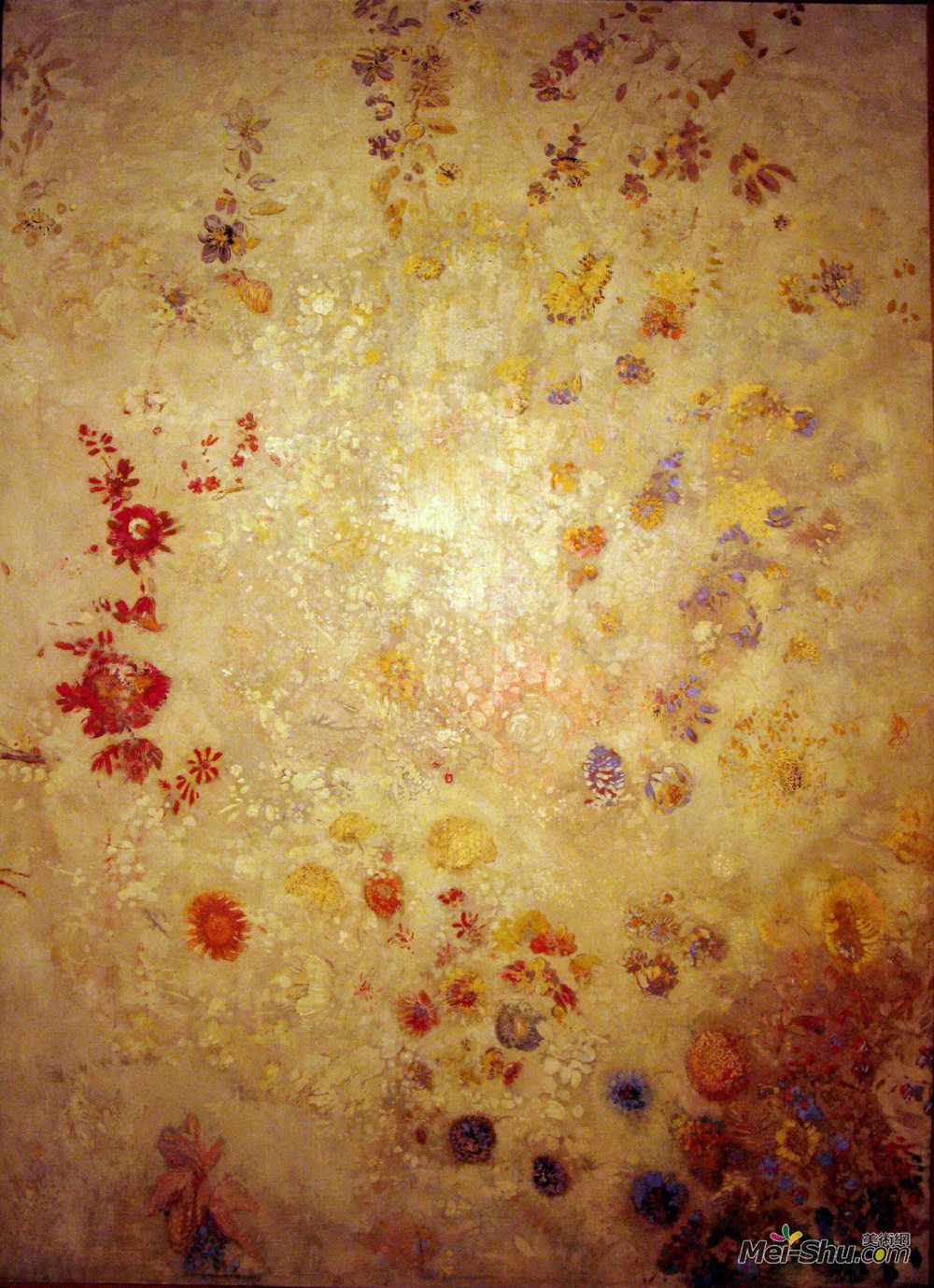 奥迪隆·雷东(Odilon Redon)高清作品《装饰板》