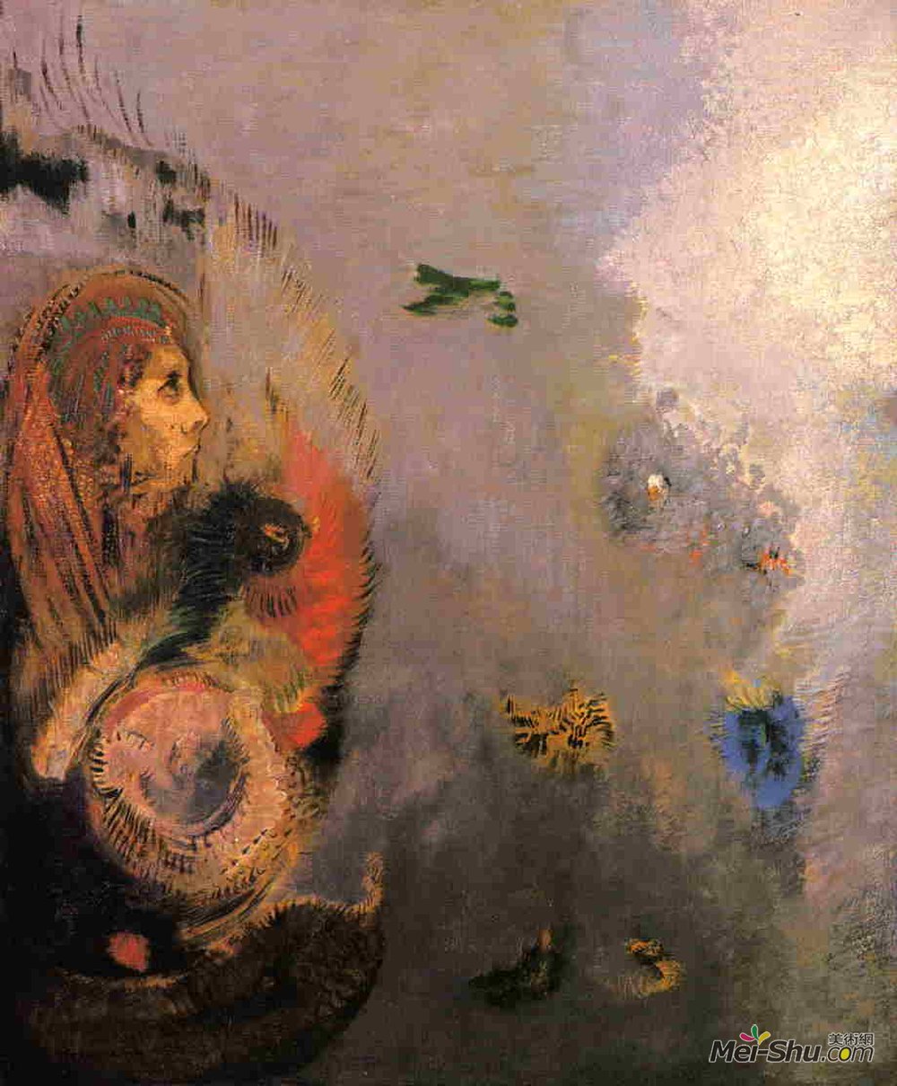 奥迪隆·雷东(Odilon Redon)高清作品《奥安尼斯》