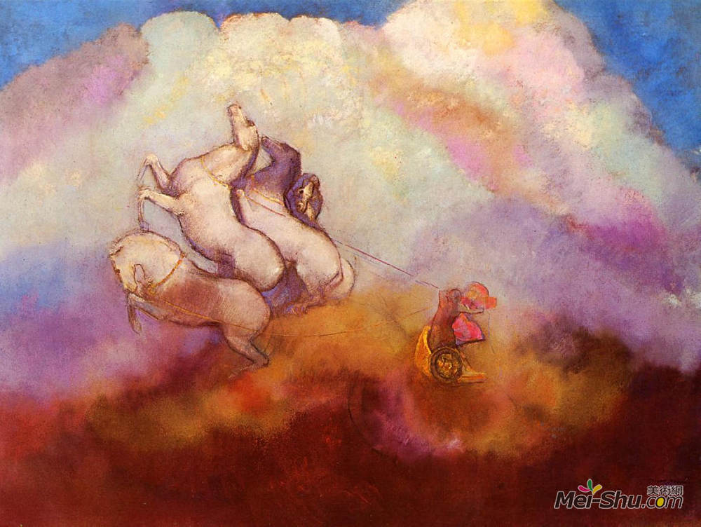 奥迪隆·雷东(Odilon Redon)高清作品《万神殿》