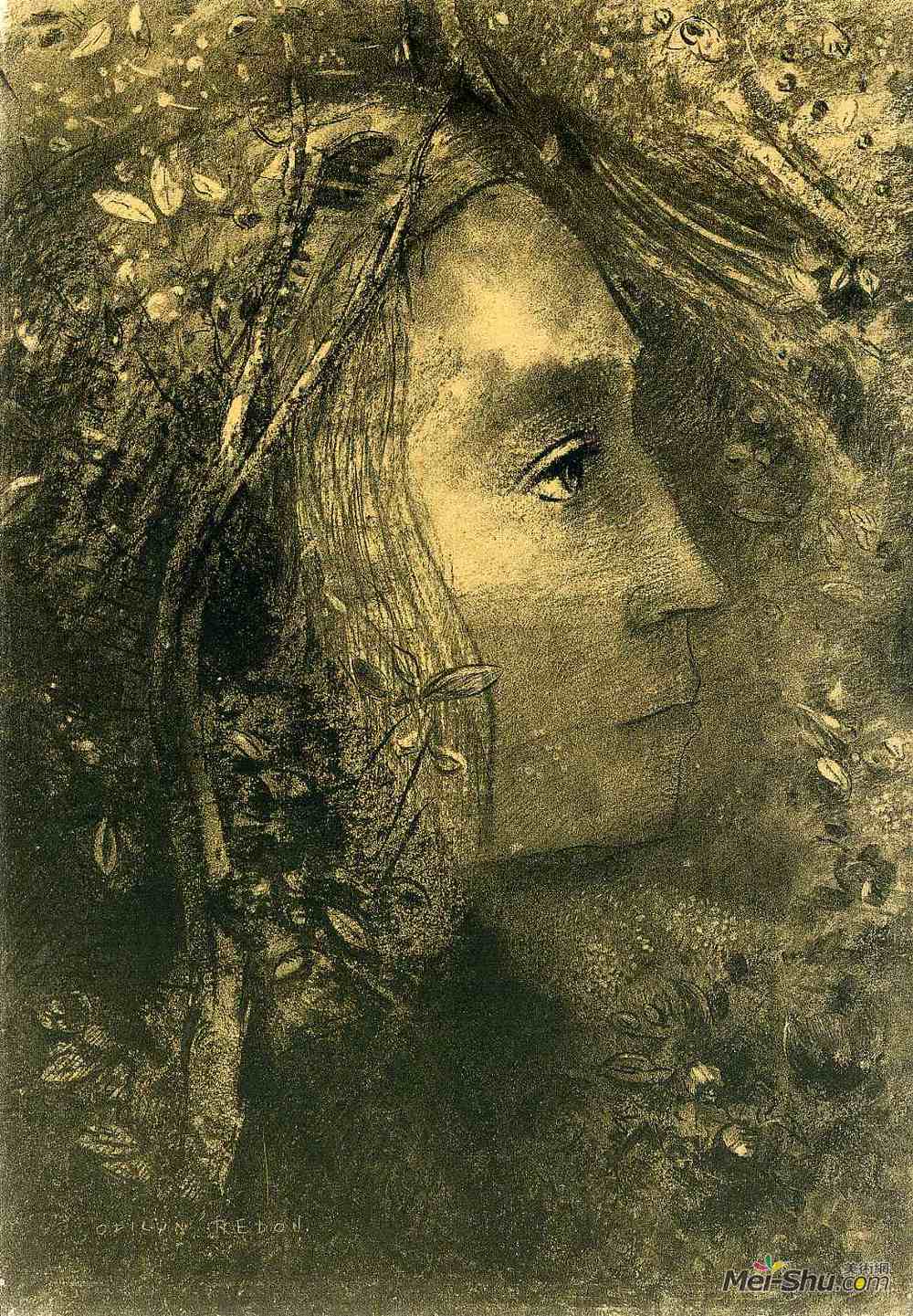 奥迪隆·雷东(Odilon Redon)高清作品《春天》