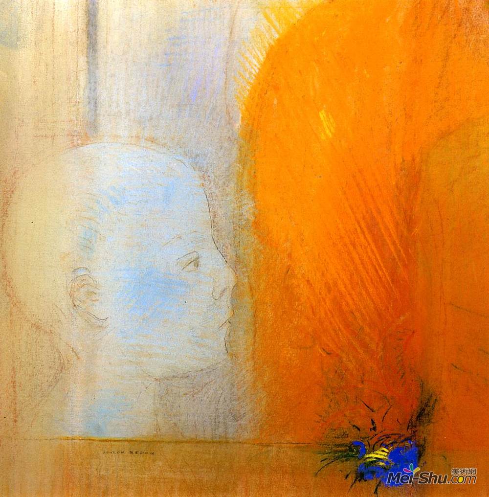 奥迪隆·雷东(Odilon Redon)高清作品《孩子》
