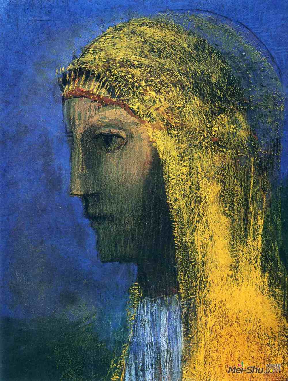 奥迪隆·雷东(Odilon Redon)高清作品《女德鲁伊》