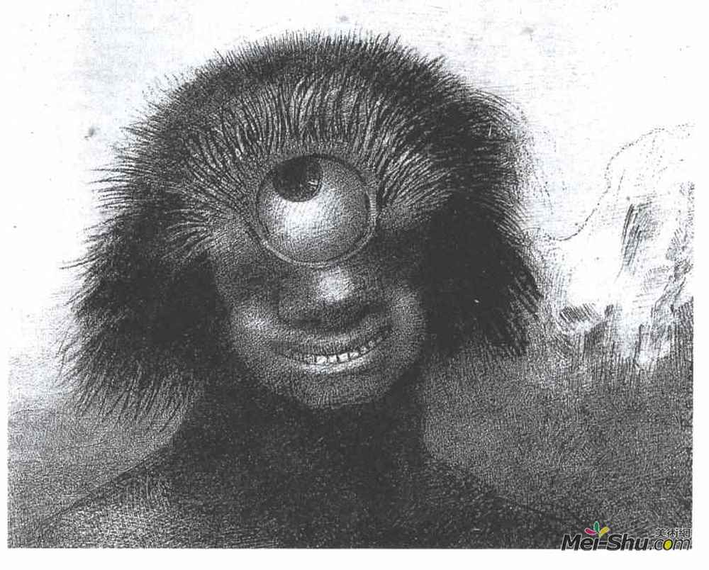 奥迪隆·雷东(Odilon Redon)高清作品《起源》